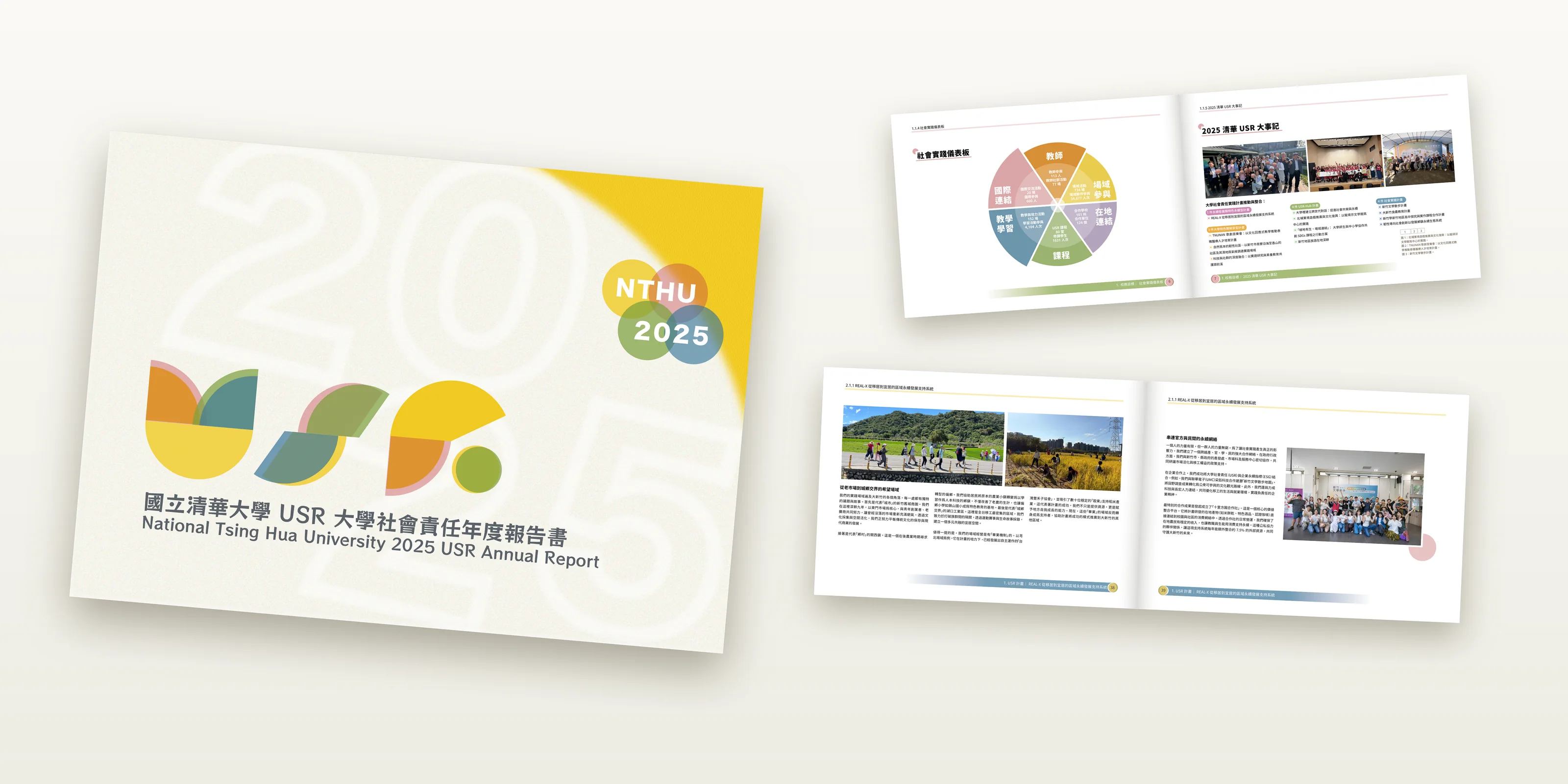 2025 國立清華大學大學社會責任年報封面
